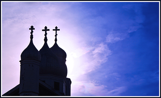 three barred crosses