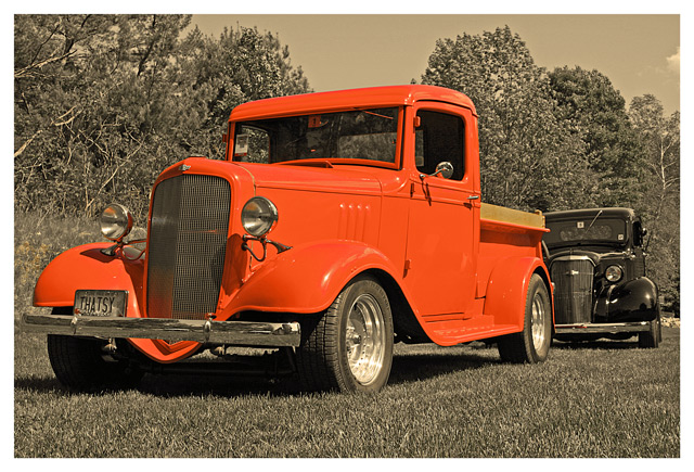 Because they're classics, That's why (1934 & 1936 Chevrolets)