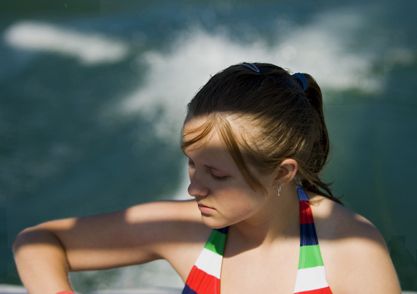 Relaxing by the Sea