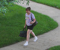 My Neighbor, Caught Talking To Herself....LOL