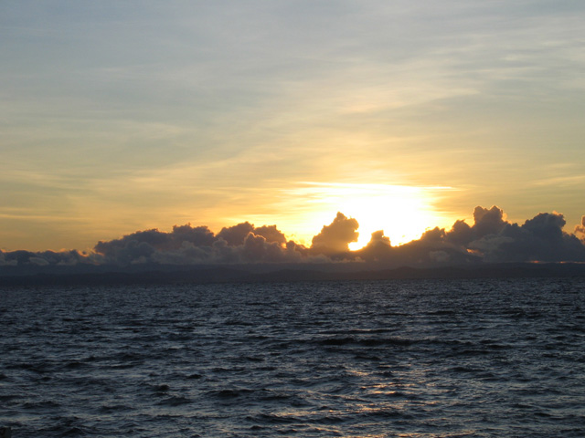 Sunrise in Bantigue Cove