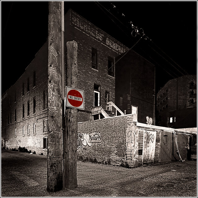 Back Alley – No Entry