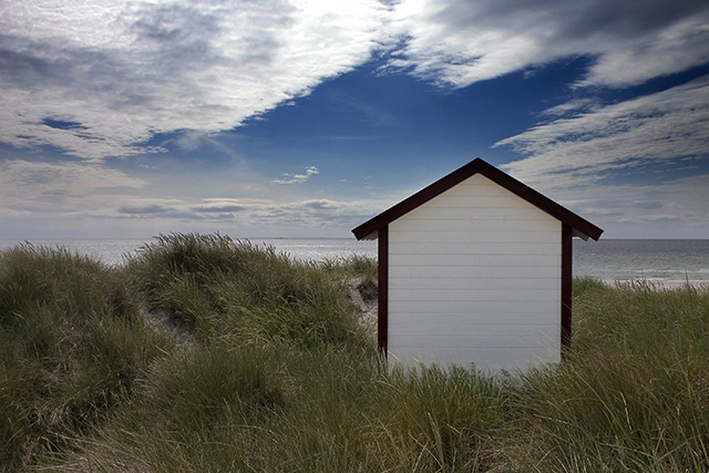 The beach cabin