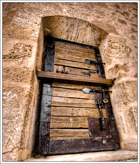 Secure castle back door