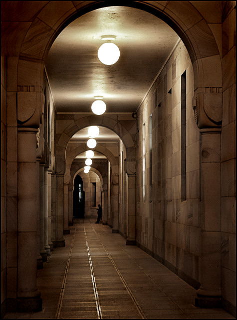 Smoke Break in the Cloisters