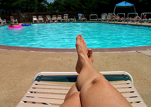 At The Pool