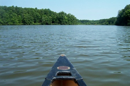 on the water