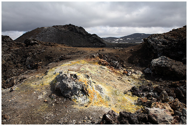 Volcanic rocks in Iceland