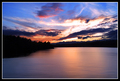 Sunset on the lake