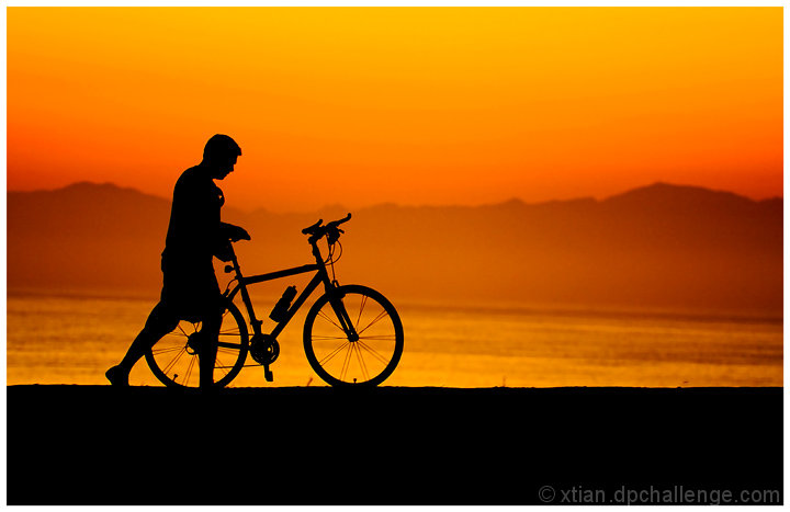 An evening ride...