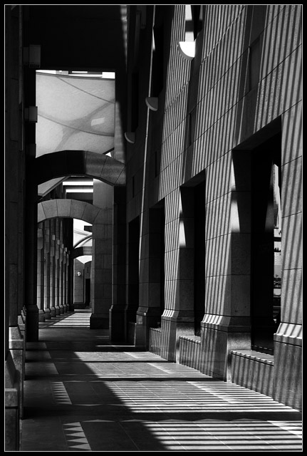 Architecture, light, shadow