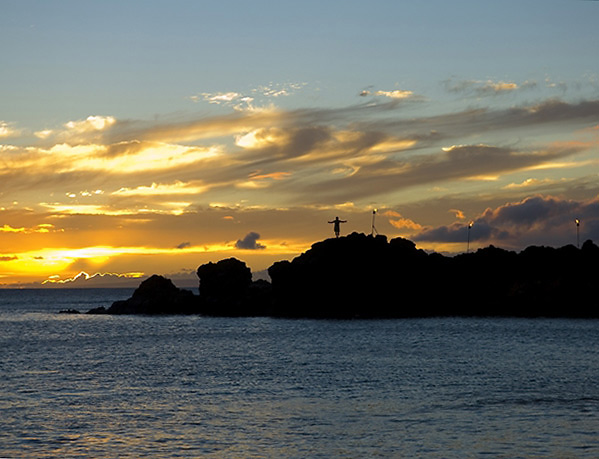 Later in the evening when the sun is sinking low (Let It Rock)