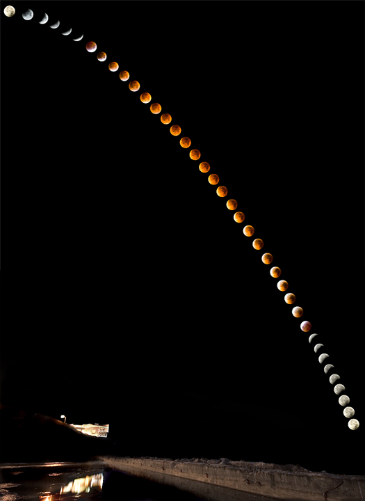 Eclipse over the Cliff House