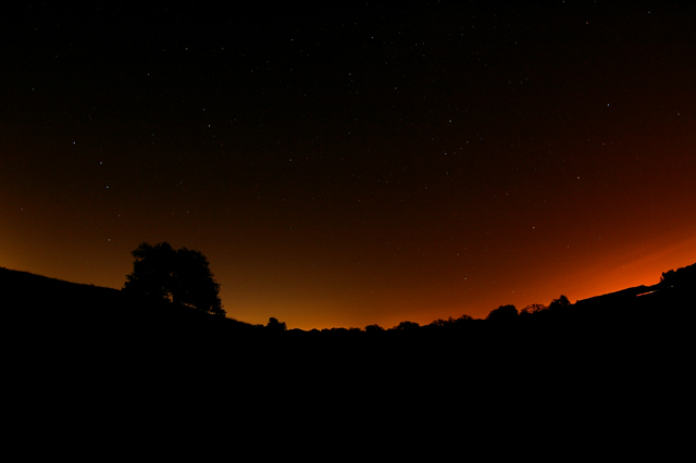 Santa Rosa Plateau at Night