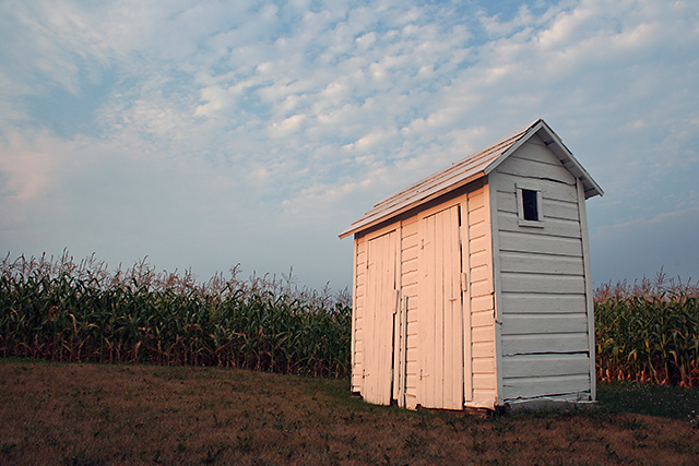 Rural Riches—His and Hers Outhouse