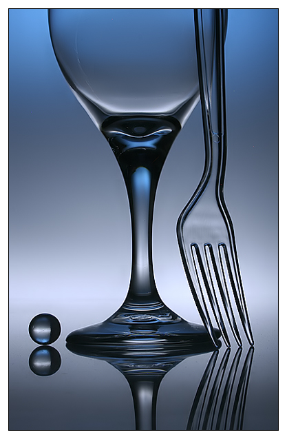 A still life with glass