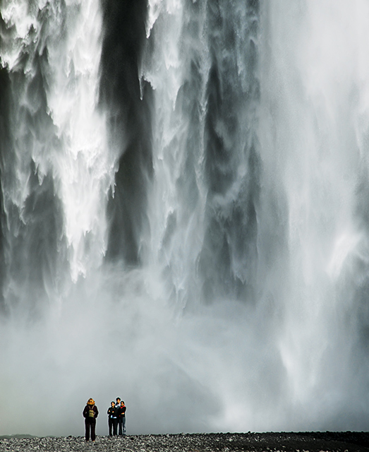 Waterfall at Skogar (Skogafoss)