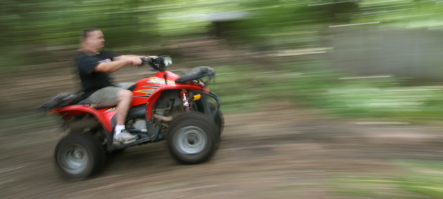 4-wheelin' and feelin' the speed!