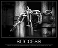 Succes - The key to success remains locked if certain gates stand in the way