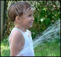 Playing in the Sprinkler