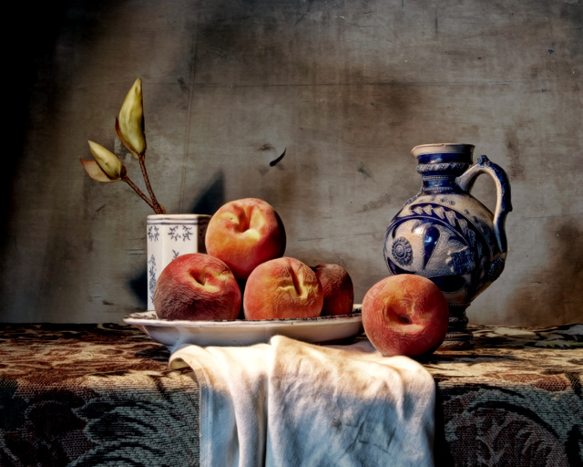Still Life with Peaches