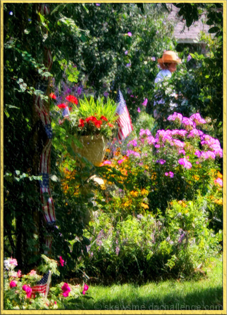 Labor Day Gardener with Hat