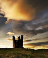 Dunstanburgh Castle: The Lilburn Tower at Dusk, 2007.