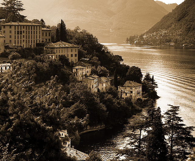 Roman Villas Over Looking Lake Como