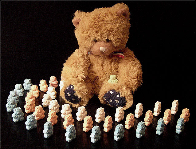 Sour teddies on parade