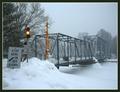 Swing Bridge on Severn River