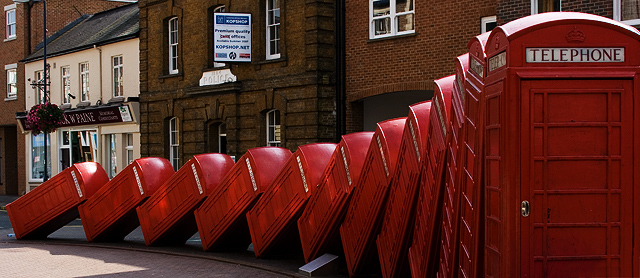 "Public Telephone Boxes" by redmoon