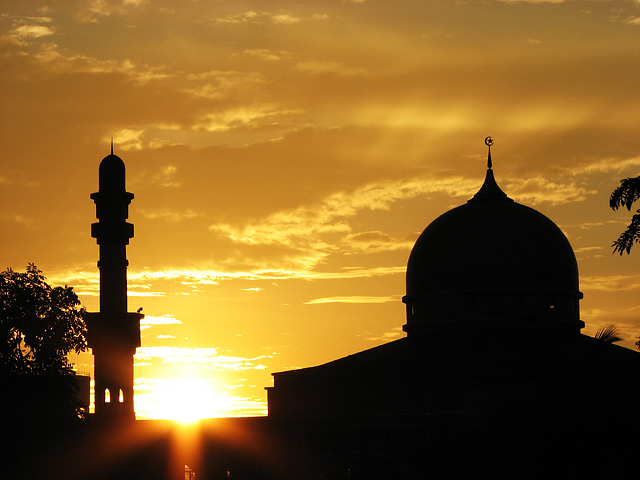 Mosque at Sunset