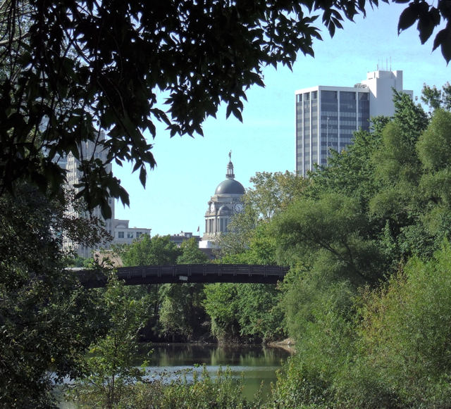 Half Office Building - Half Bridge