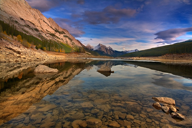 Reflections at Medicine Lake