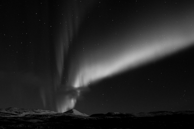 Aurora in B/W