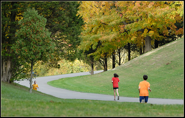 Distance Runners - Fall Colors