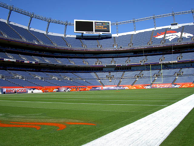 Broncos stadium from the ground up.