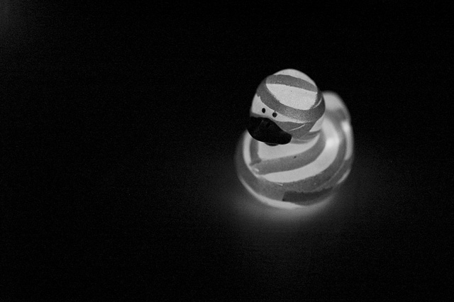 The glowing duck