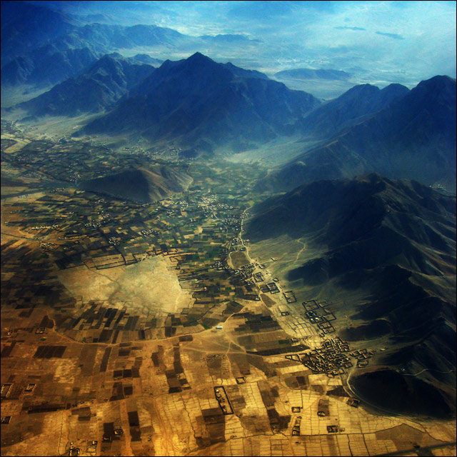 From the air