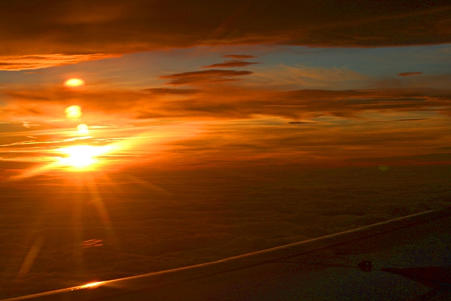 Sundown Above the Clouds