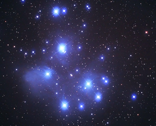 The Seven Sisters star cluster