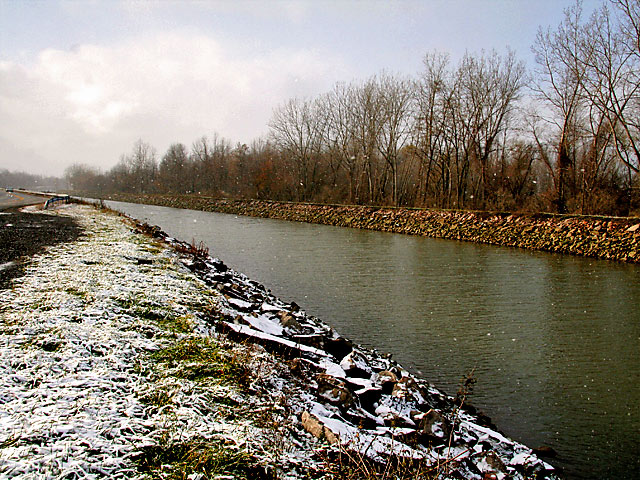 First Snow Along The Erie Canal