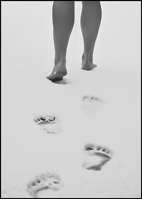 Barefoot In The Snow