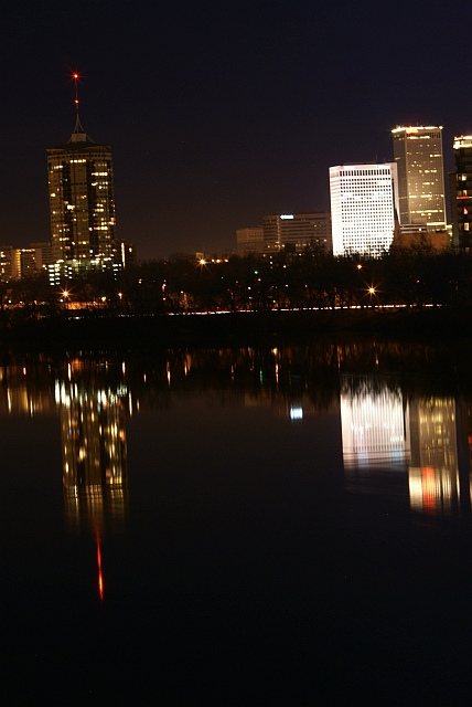 Downtown illuminated
