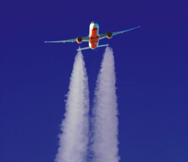 Contrails Create Contrast