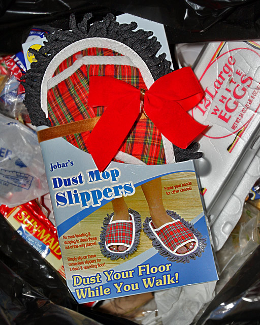 Dust Mop Slippers - Already in the Trash