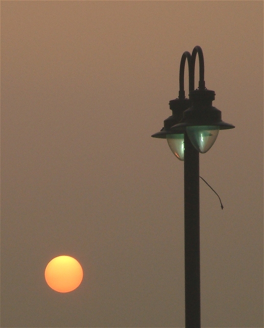 Late evening sun: lighting-up time