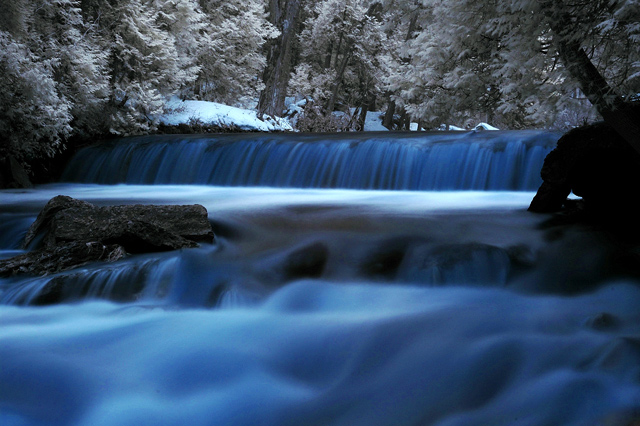 River in Blue