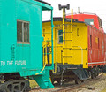 Yellow caboose