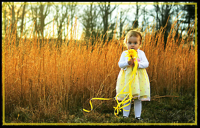 She Held a Yellow Ribbon...